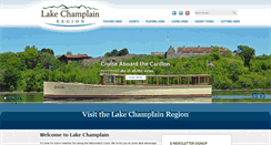 Desktop Screenshot of lakechamplainregion.com