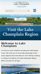 Mobile Screenshot of lakechamplainregion.com